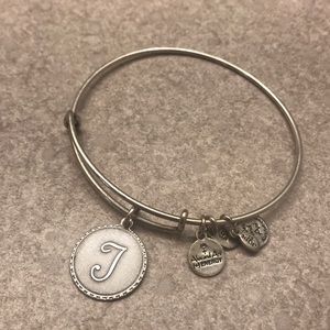 SILVER ALEX AND ANI “T” BRACELET